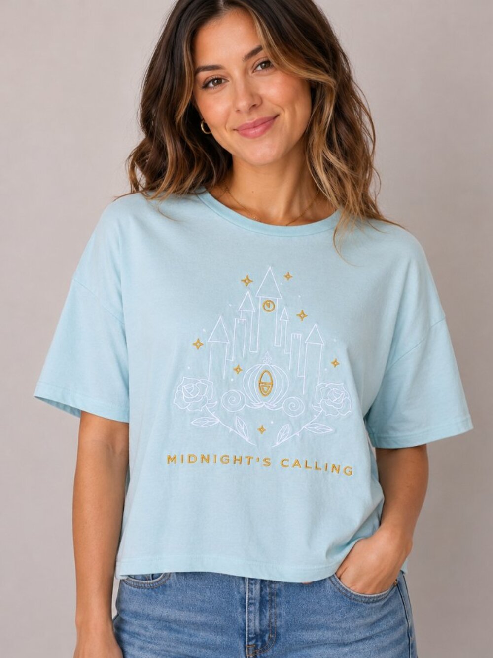 ✨ Disney Cinderella “Midnight's Calling” Graphic Cropped T-Shirt ✨